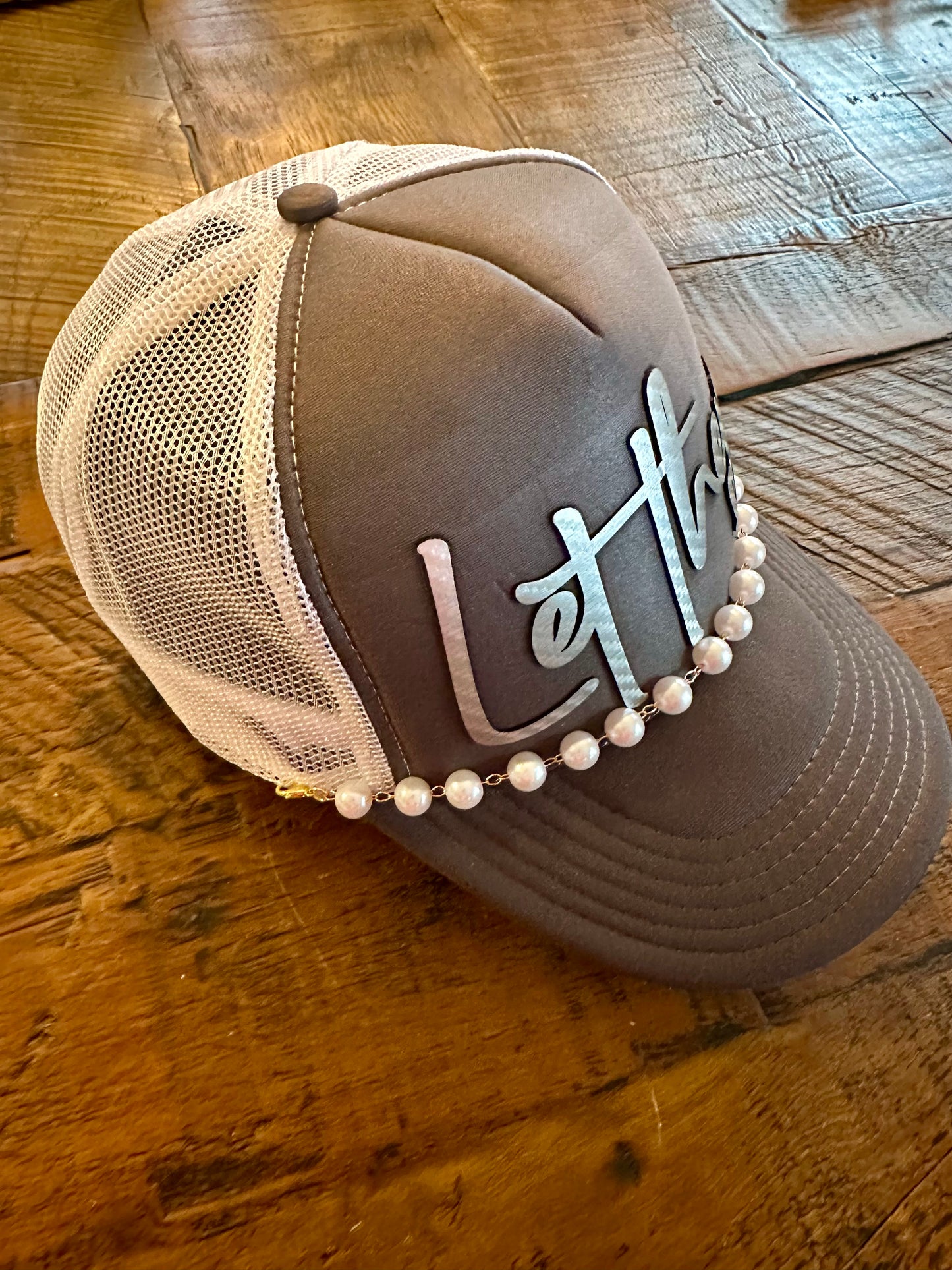 A Little Boujie Hat Collection - Let Them (gray trucker)