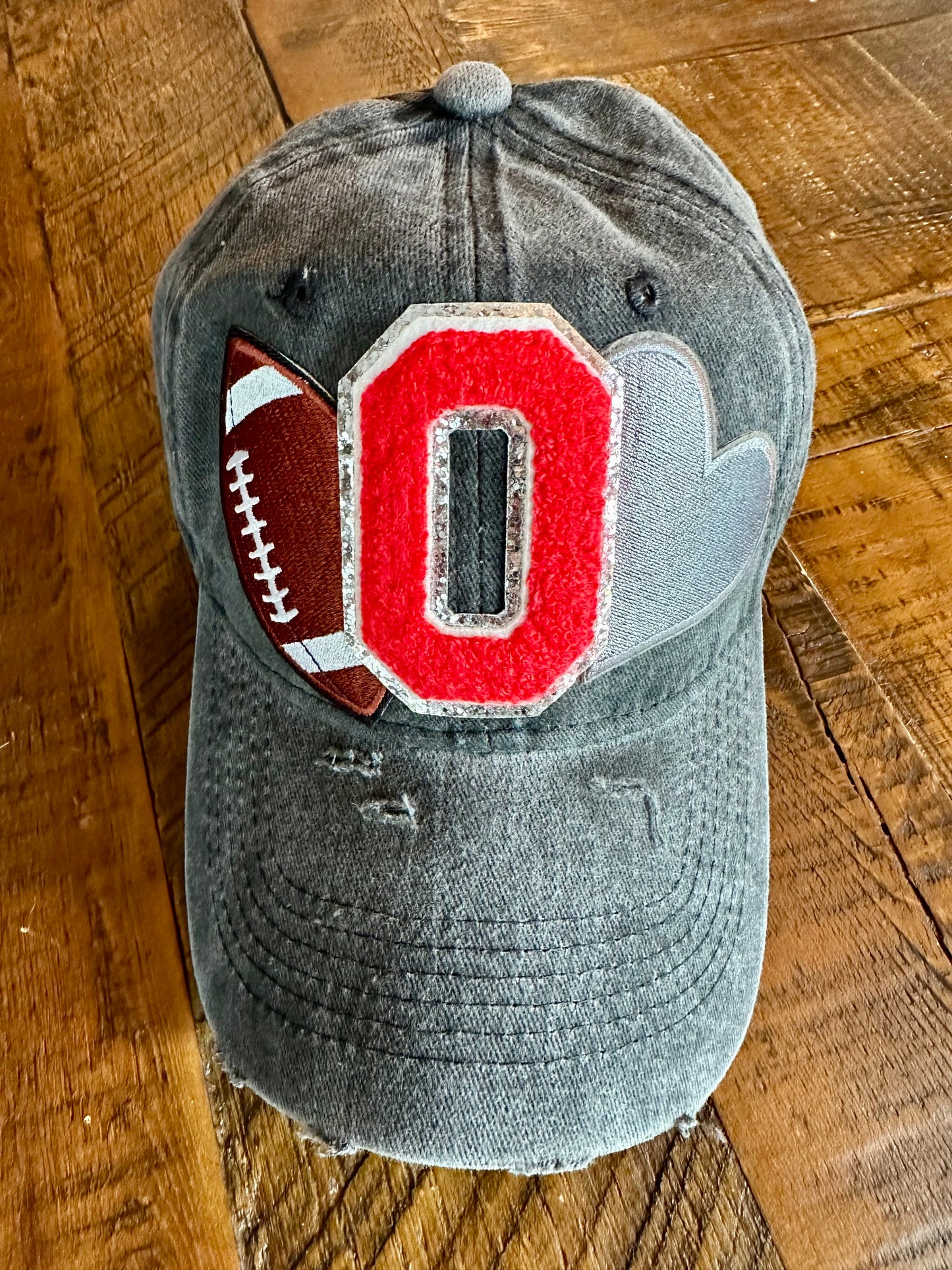 Baseball Hat - Favorite Ohio College Football Hat - Vintage Black Hat