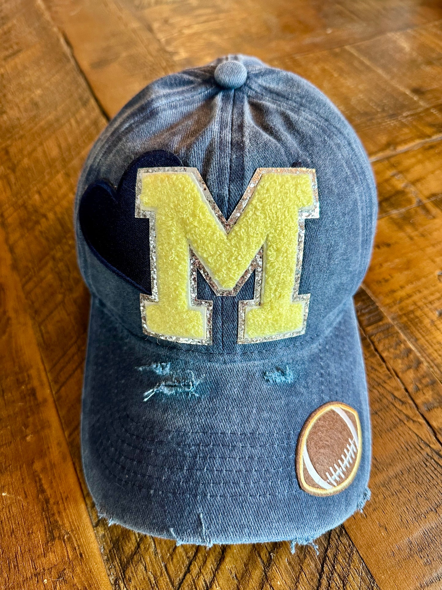 Baseball Hat - Favorite Michigan College Football Hat - Blue Hat