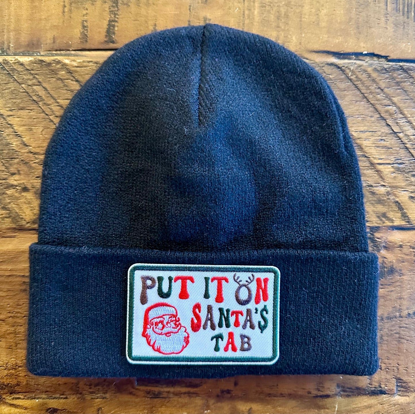 Knit Beanie - Put it on Santa's Tab