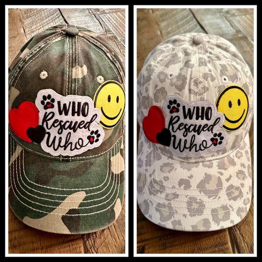 Baseball Hat - Who Rescued Who